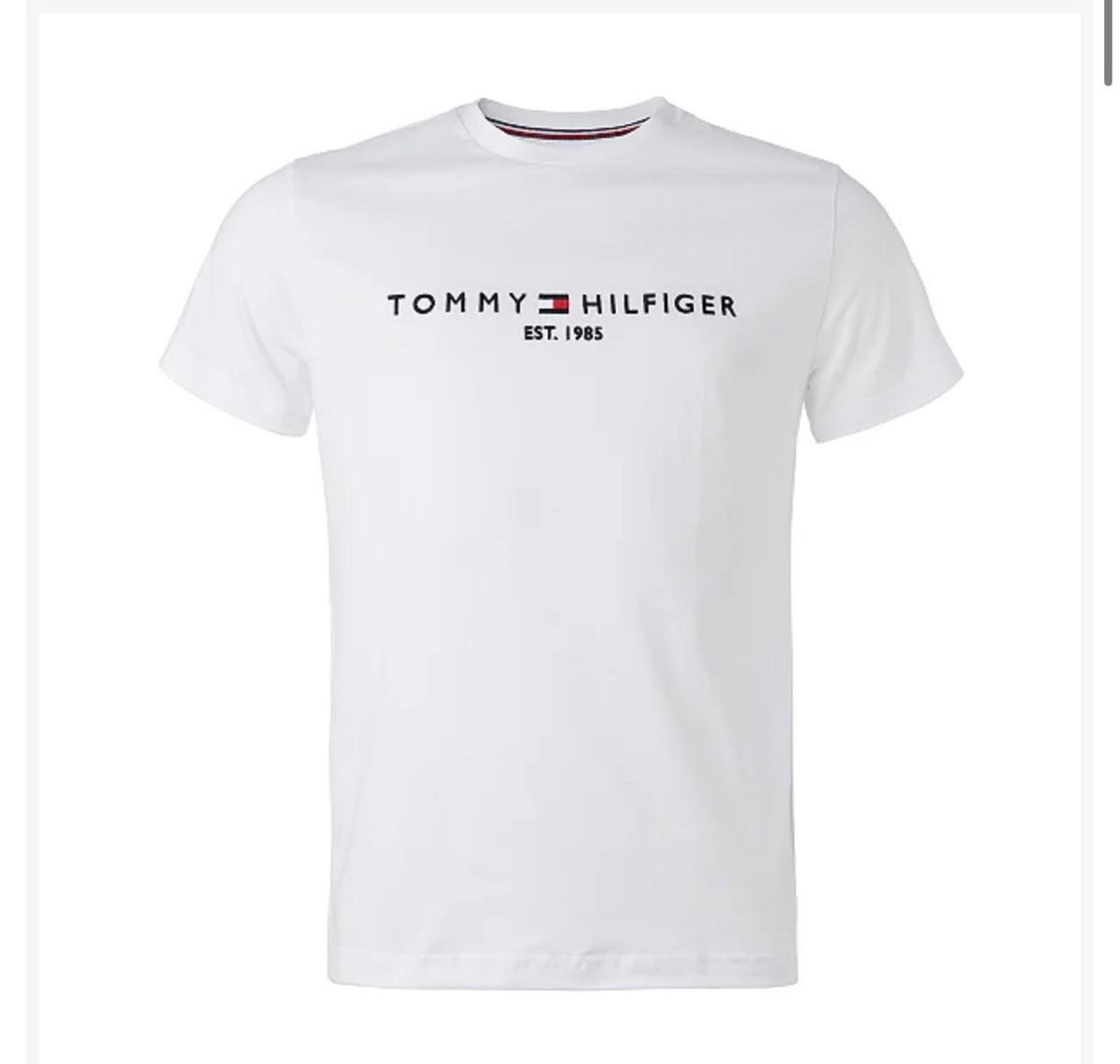 CAMISETA ESTAMPADA TOMMY HILFIGER MASCULINO REGULAR FIT COR BRANCA