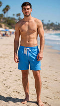 SHORT TACTEL CLUB DENIM MASCULINO COR AZUL CLARO