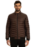 JAQUETA PUFFER JAB MASCULINO COR MARROM