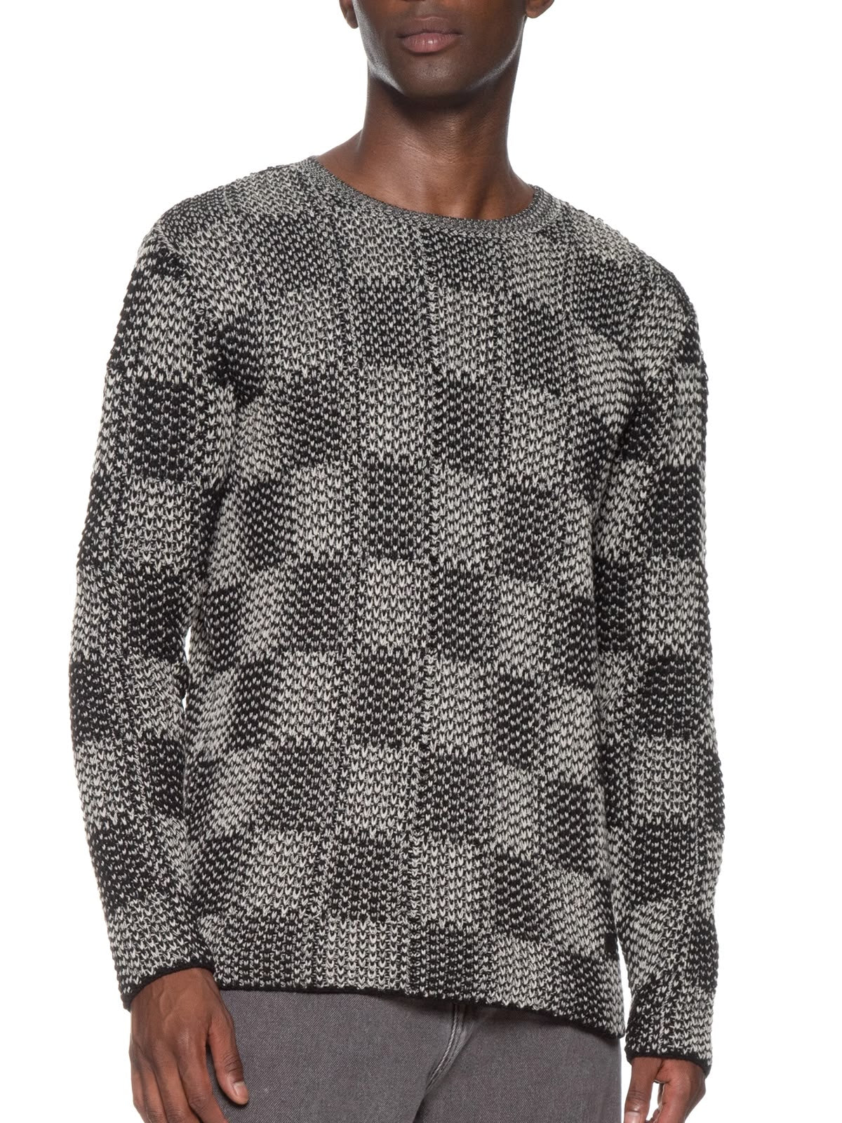 BLUSA TRICO KENNY JOHN JOHN MASCULINO COR CINZA MESCLA