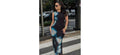 Vestido Tule Estampado Cor Preto Feminino Valentina Ferreira