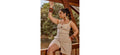 Conjunto De Shorts Cor Off-White Feminino Valentina Ferreira