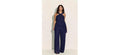 Conjunto Elegance Feminino Cor Azul Marinho Com Brilho