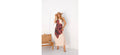 Vestido Diva's Cor Off-White Estampado